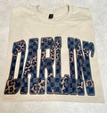 Leopard/Checkered Darlin Tshirt