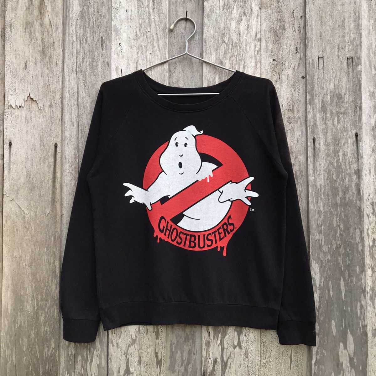 Vintage Ghostbusters Crewneck Sweatshirt Big Logo