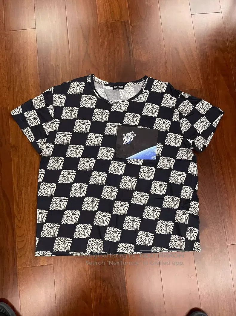 Simons Raf Simons Astronaut Checkerboard T Shirt