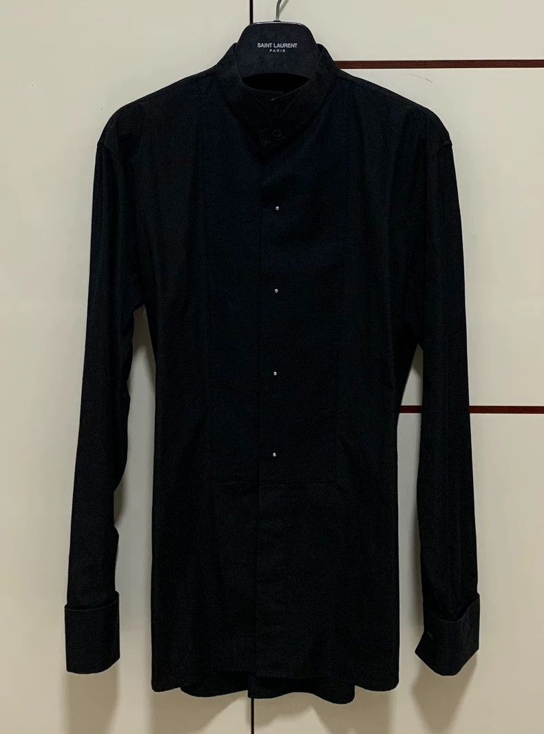 Dior Homme Black French Collar Shirt Dmc Hoodie, Sweatshirt | FlexRushtees.com