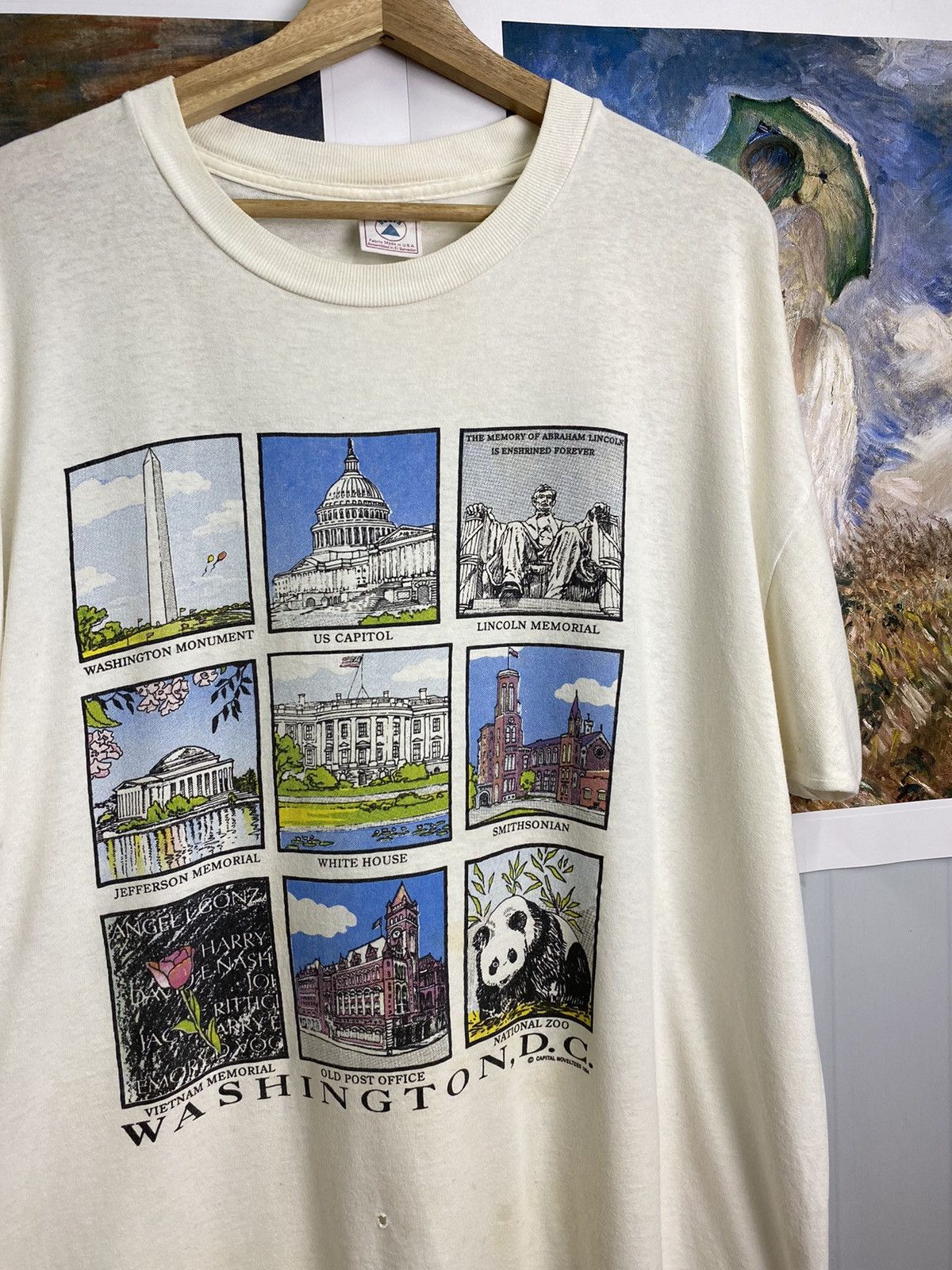 Rare Vintage 1994 Washington Museum Art Memorial Tee Hoodie, Sweatshirt | FlexRushtees.com
