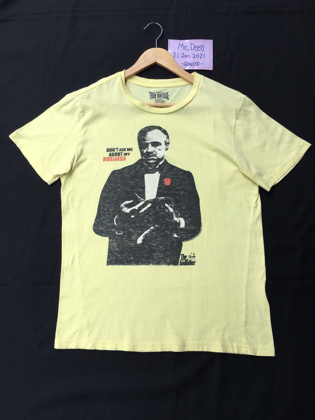 Vintage Vtg The Godfather Movie Alpacino Dontask Meabout My Business