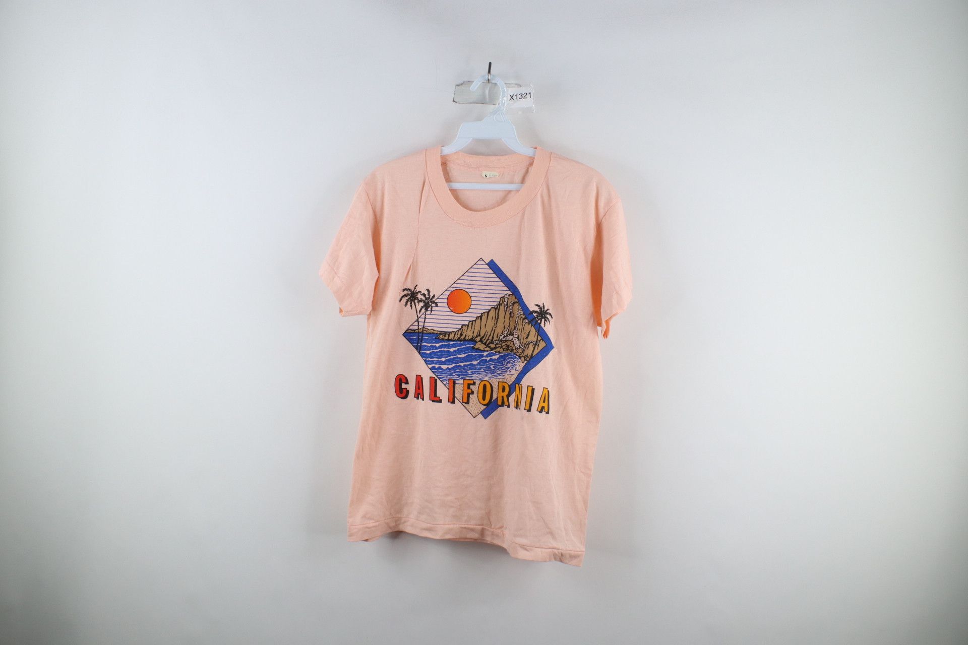 Vintage 80s Streetwear Beach Ocean California T Shirt Usa