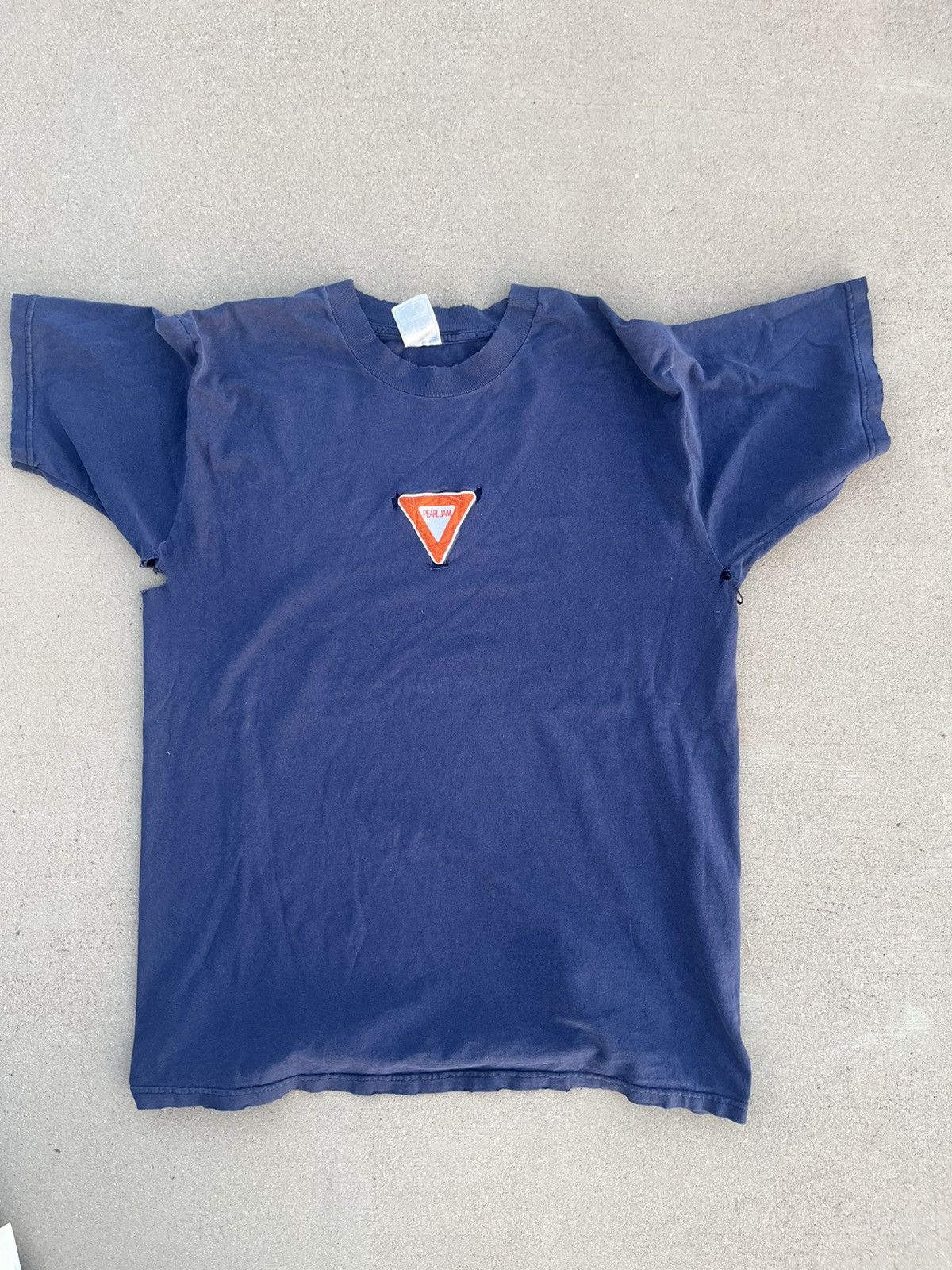 Vintage Pearl Jam Yield Sign Shirt 1998 Hoodie, Sweatshirt | FlexRushtees.com