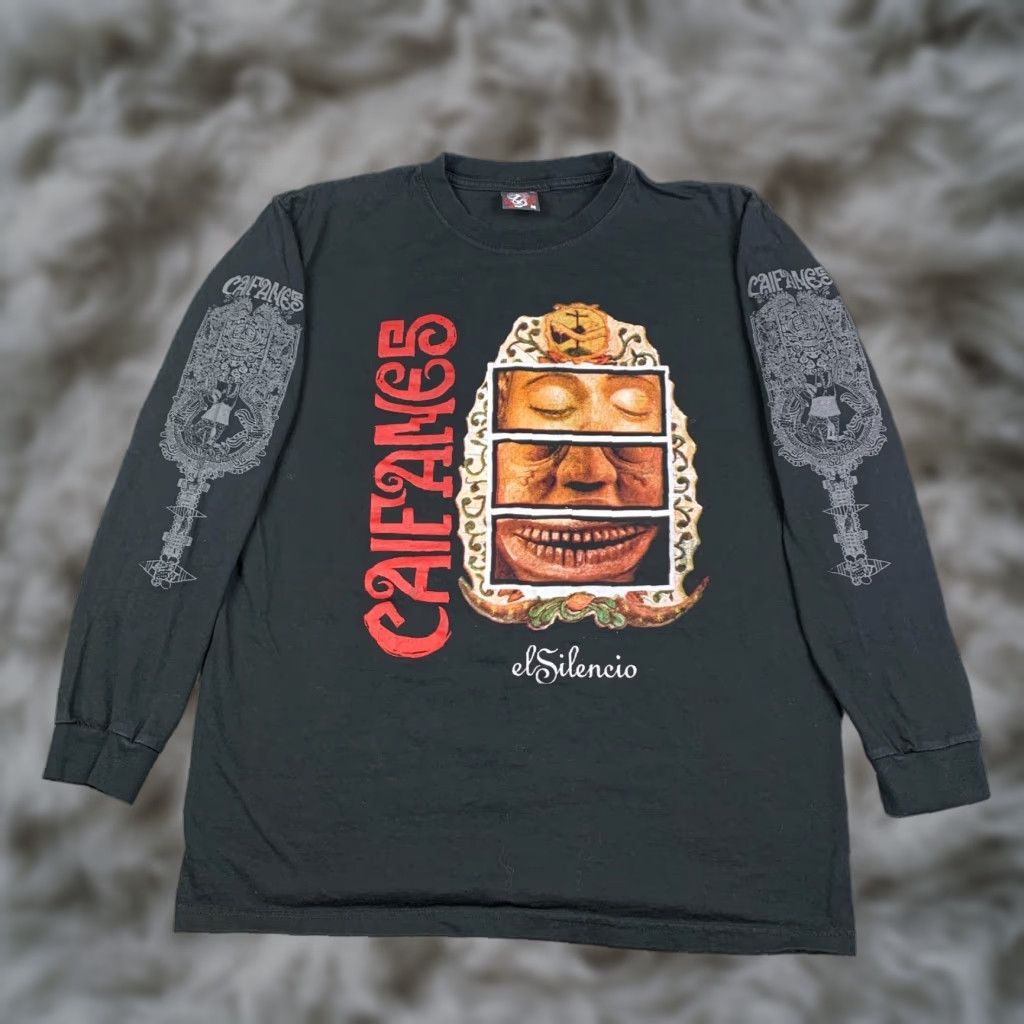 Vintage Demon Night Caifanes Shirt M Spanish Rock Mexico Rock Death Goth Aztec Y2k Shirt Men Hoodie, Sweatshirt
