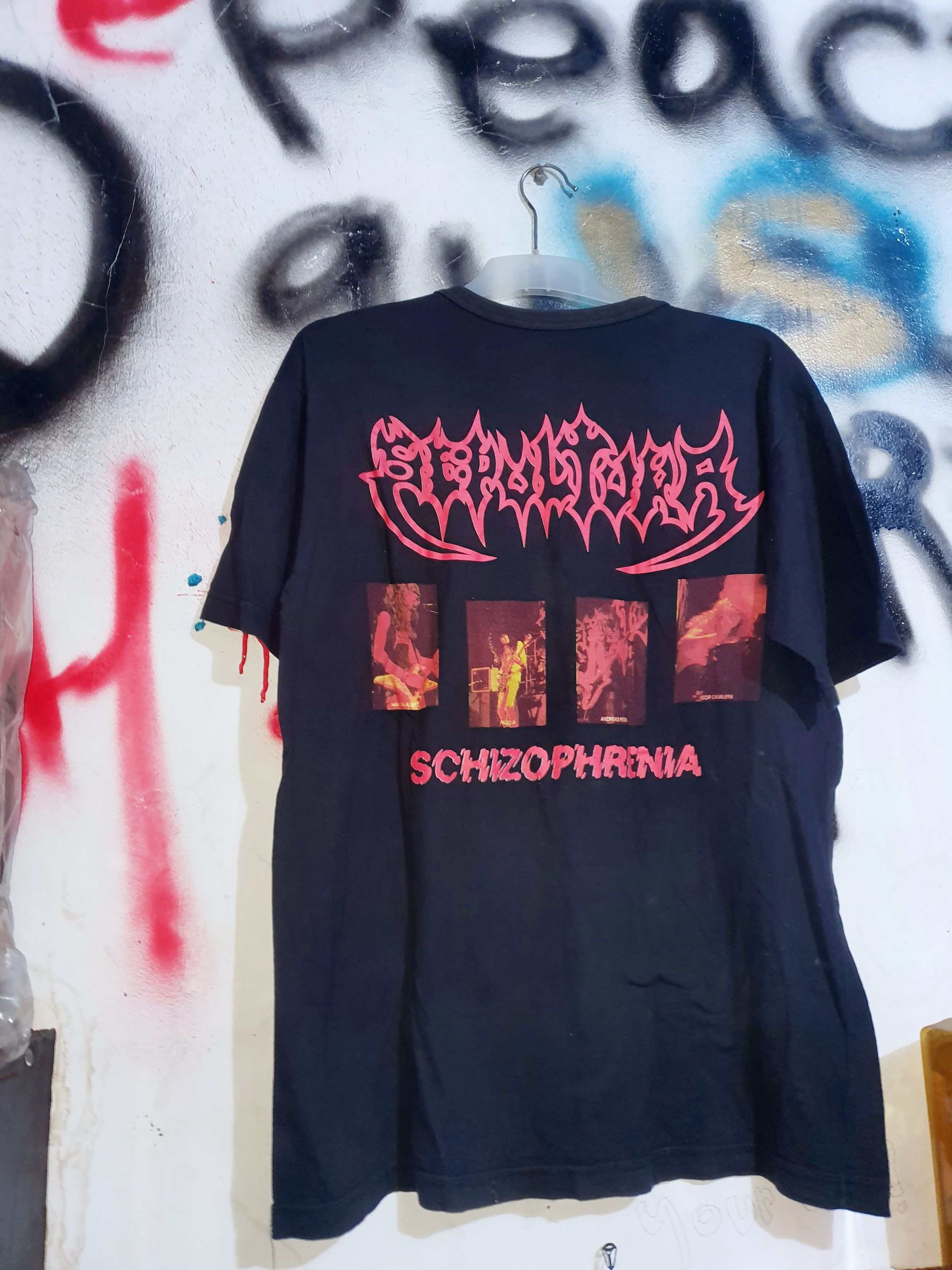 Band Tees Sepultura Schizophrenia 2000s Hoodie, Sweatshirt | FlexRushtees.com