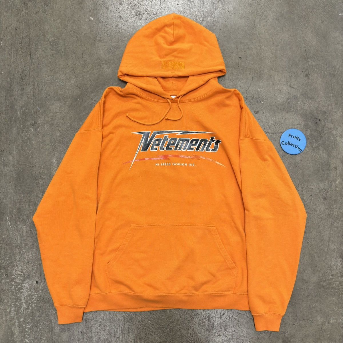 Vetements Hi Speed Orange Hoodie T-Shirts, Sweatshirt | FlexRushtees.com