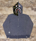 Bape Shark Full Zip Hoodie By Bathing Ape Navy 1st Camo 2015 T-Shirts, Sweatshirt | FlexRushtees.com