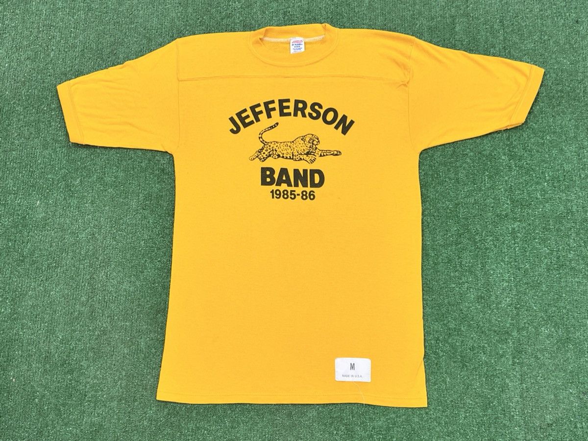 Jerzees Vintage 80s Jefferson School Band Tee Hoodie, Sweatshirt | FlexRushtees.com
