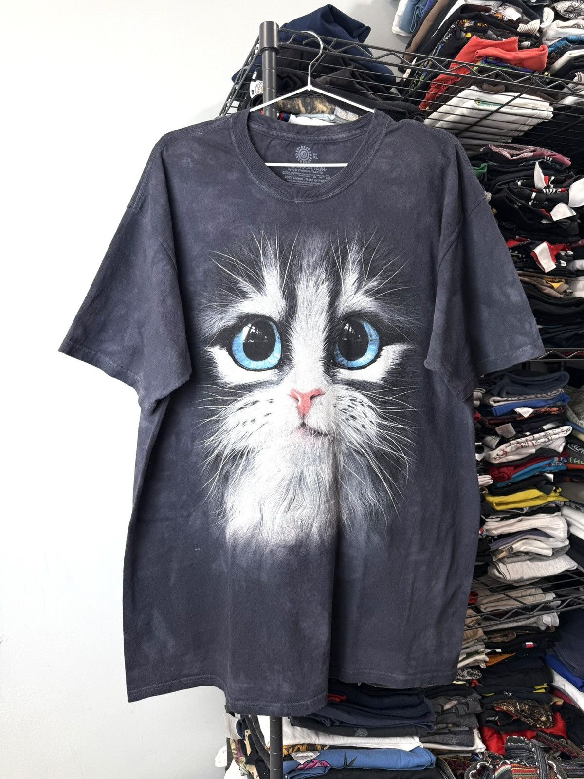 Vintage Art Funny Cat T Shirt All Over Print
