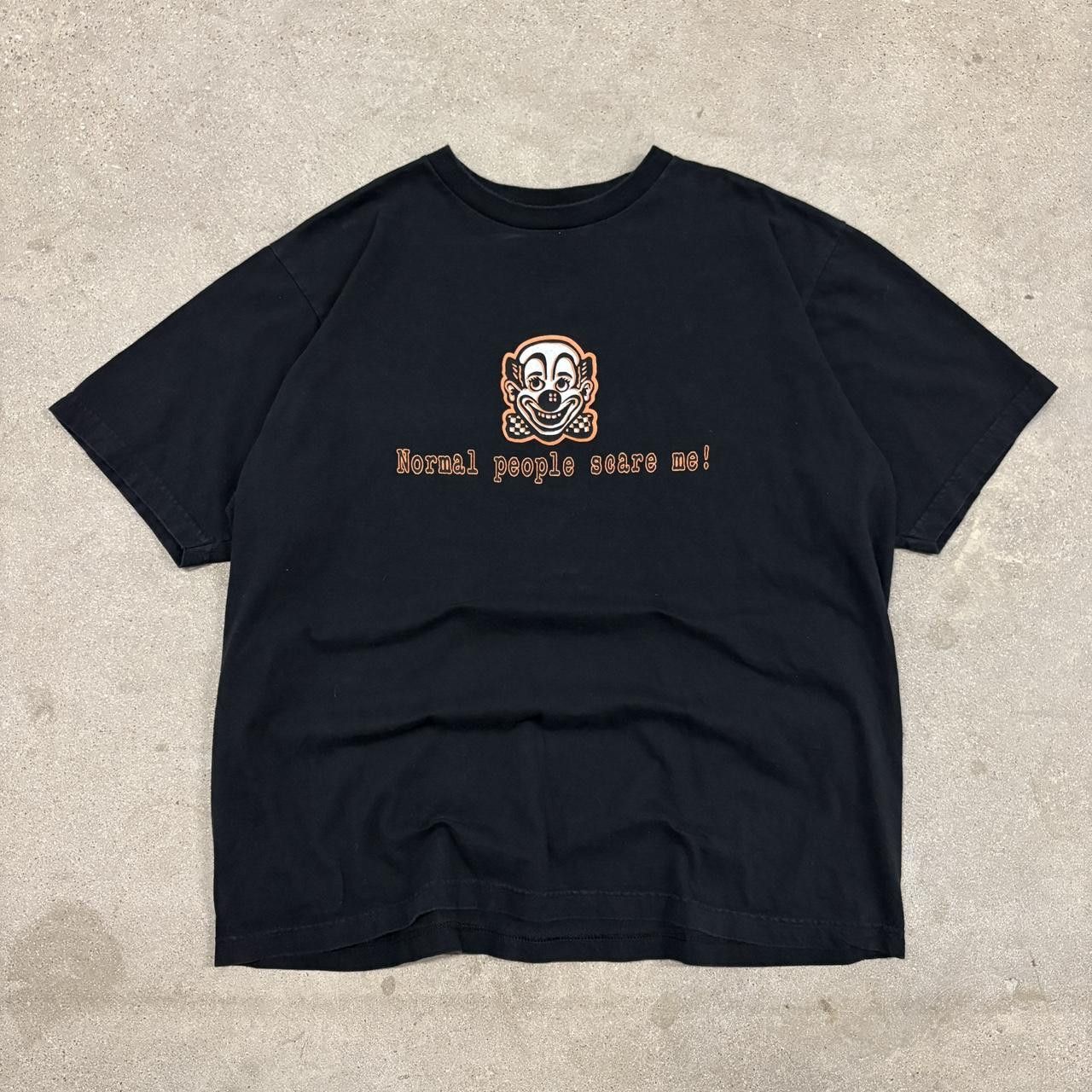 Vintage Normal People Scare Me Clown Halloween Tee Hoodie, Sweatshirt | FlexRushtees.com