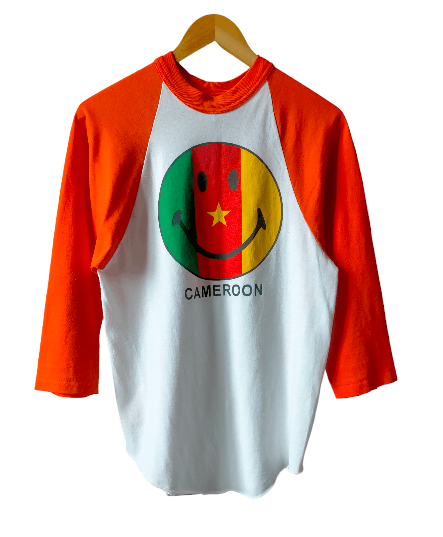 Vintage 90s Cameroon Smile Three Quater Tee