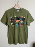 Icecream X Pharrell Rare Billionaire Boys Club Bbc Outer Space Logo T Shirt