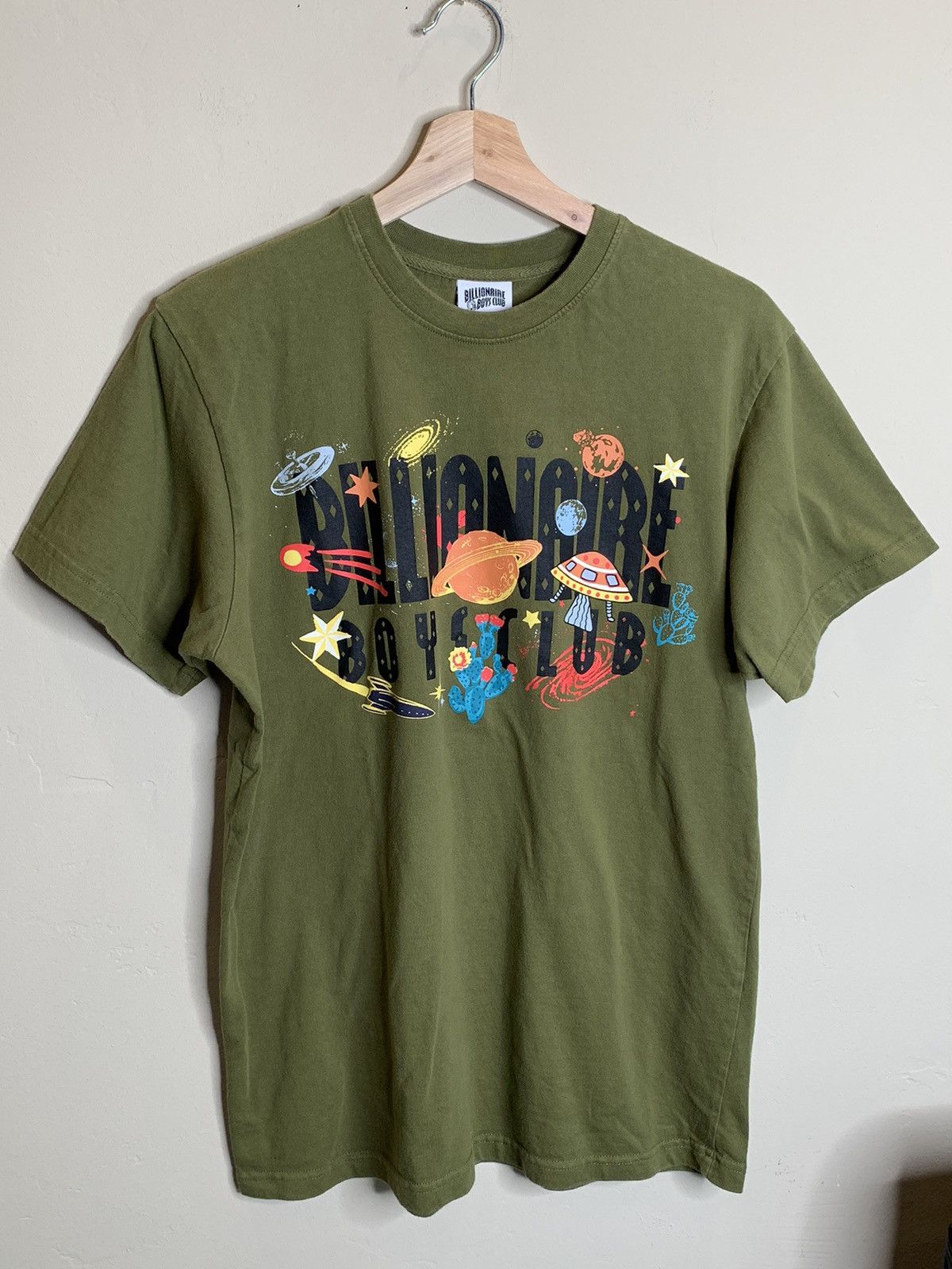 Icecream X Pharrell Rare Billionaire Boys Club Bbc Outer Space Logo T Shirt