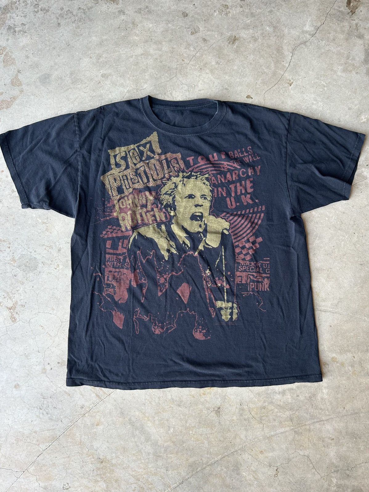 Japanese Brand X Vintage Y2k Vintage Johnny Rotten Sex Pistols Band Tee Sz Xl Hoodie, Sweatshirt | FlexRushtees.com