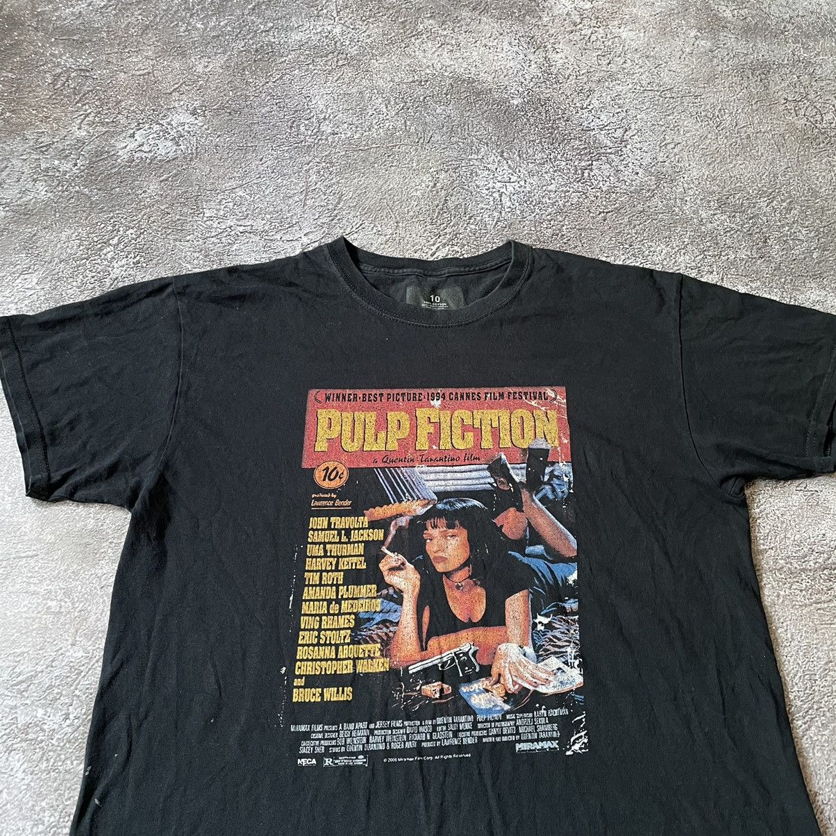 Band Tees Vintage Y2k Pulp Fiction Promo Cigarettes Band Movie Tee