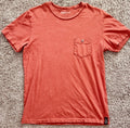 Snyder Todd Snyder Orange Slub Pocket Tee Medium Made In Usa Hoodie, Sweatshirt | FlexRushtees.com