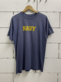 Vintage Navy Thrashed Sun Faded Distressed Shirt Grunge Erd Hoodie, Sweatshirt | FlexRushtees.com