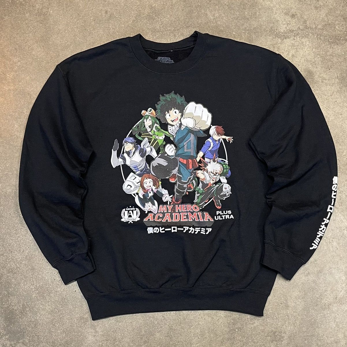 Japanese Brand X Vintage My Hero Academia Anime Grahpic Sweatshirt