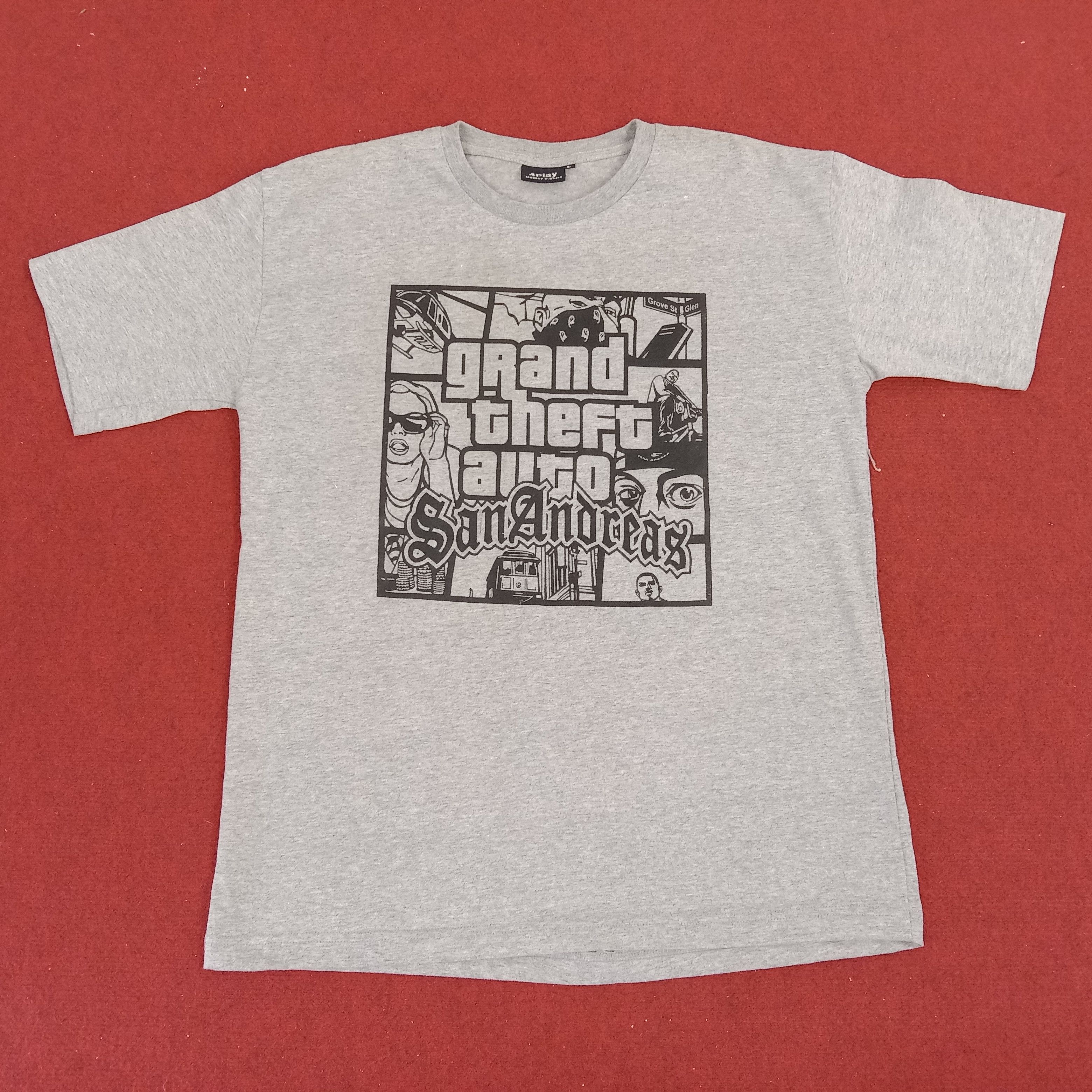 The Game Grand Theft Auto Gta San Andreas Games Tshirt