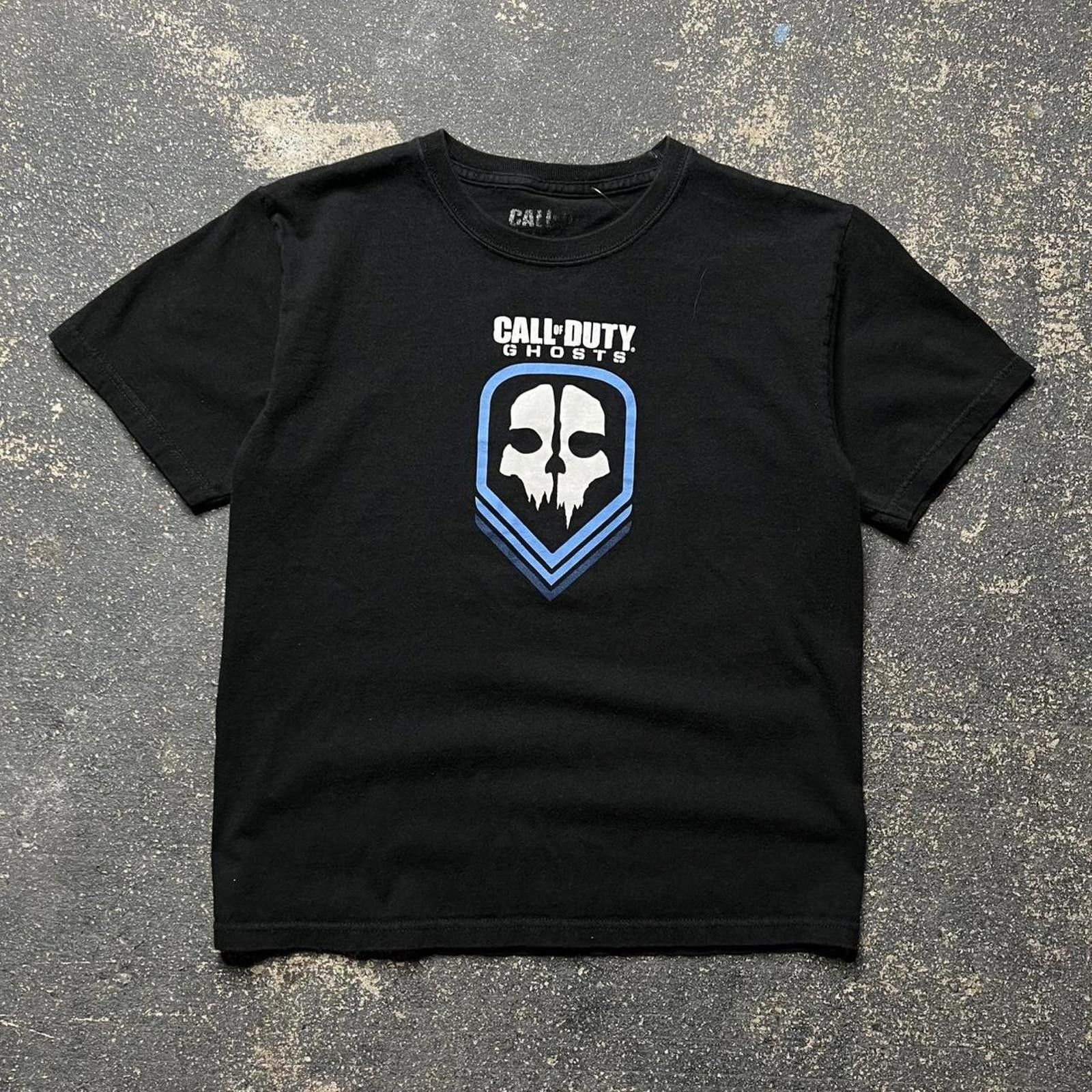 Other Vintage Style Y2k Call Of Duty Ghost Baby Tee