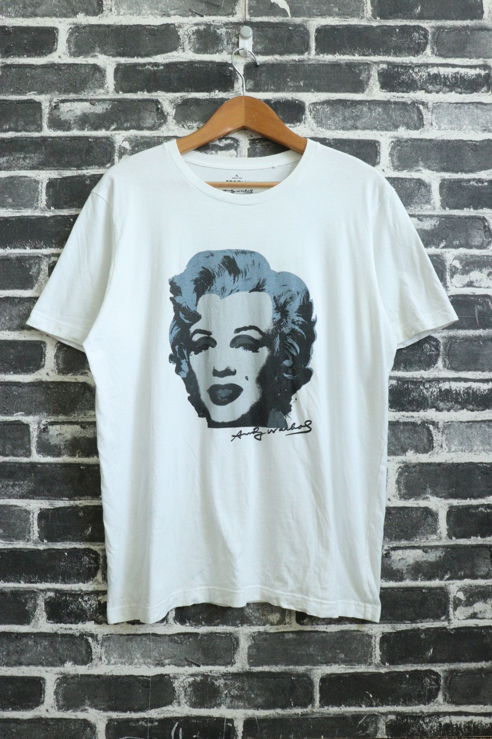 Uniqlo X Andy Warhol Portrait Marilyn Monroe T Shirt Pop Art Vintage 60s Portra