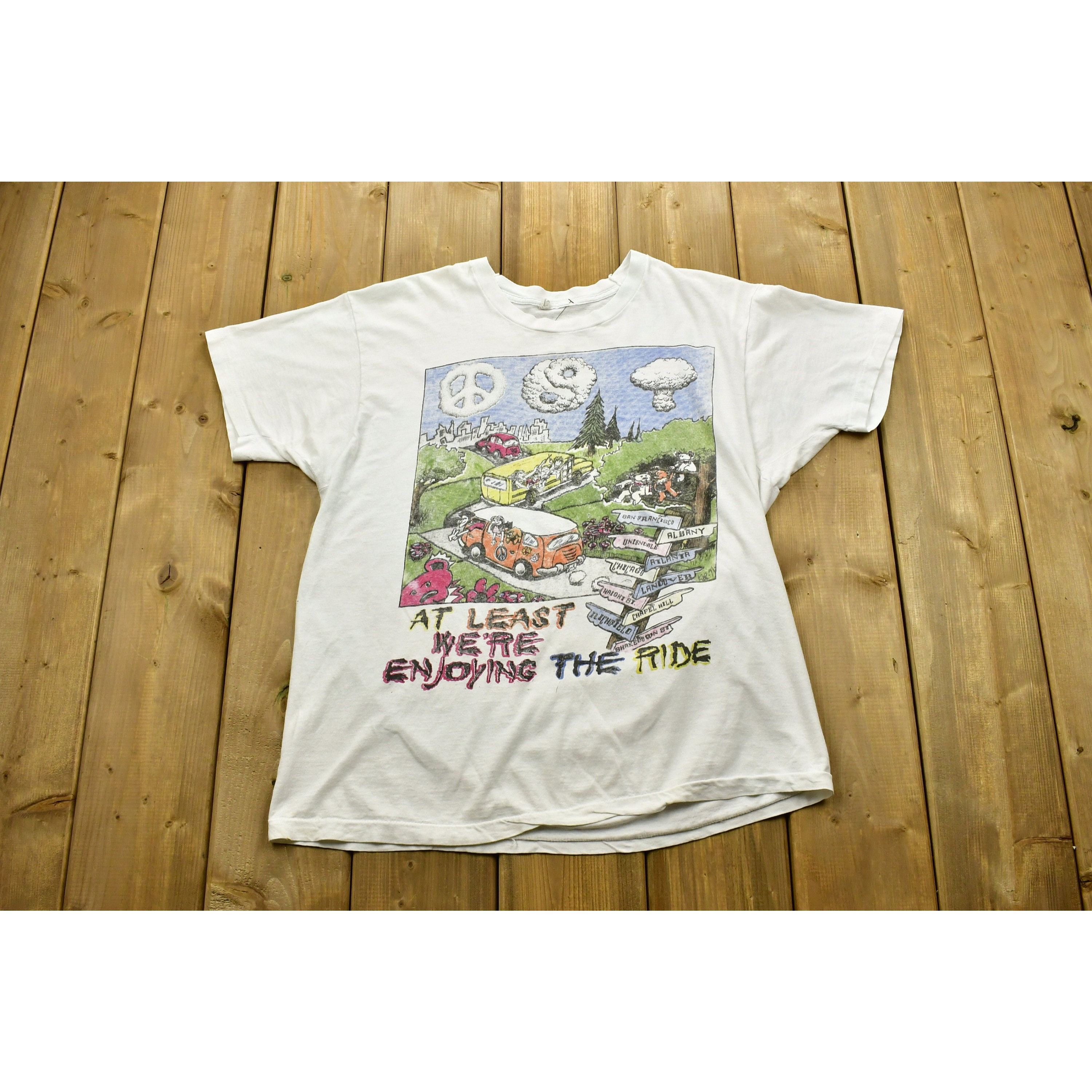 Grateful Dead X Vintage Vintage 1990 The Grateful Dead Spring Tour Band T Shirt Hoodie, Sweatshirt | FlexRushtees.com