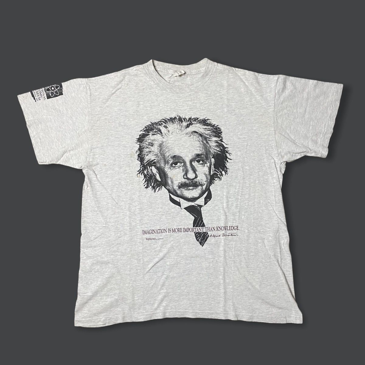 Vintage Albert Einstein Quote T Shirt 90s Hoodie, Sweatshirt | FlexRushtees.com