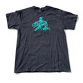 Hanes Embroidered Tribal Whale Tee