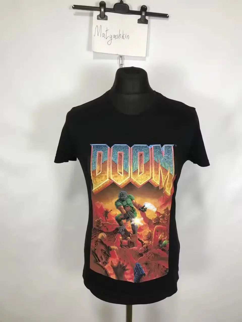 The Game X Vintage Doom 3 Game Merchendise T Shirt