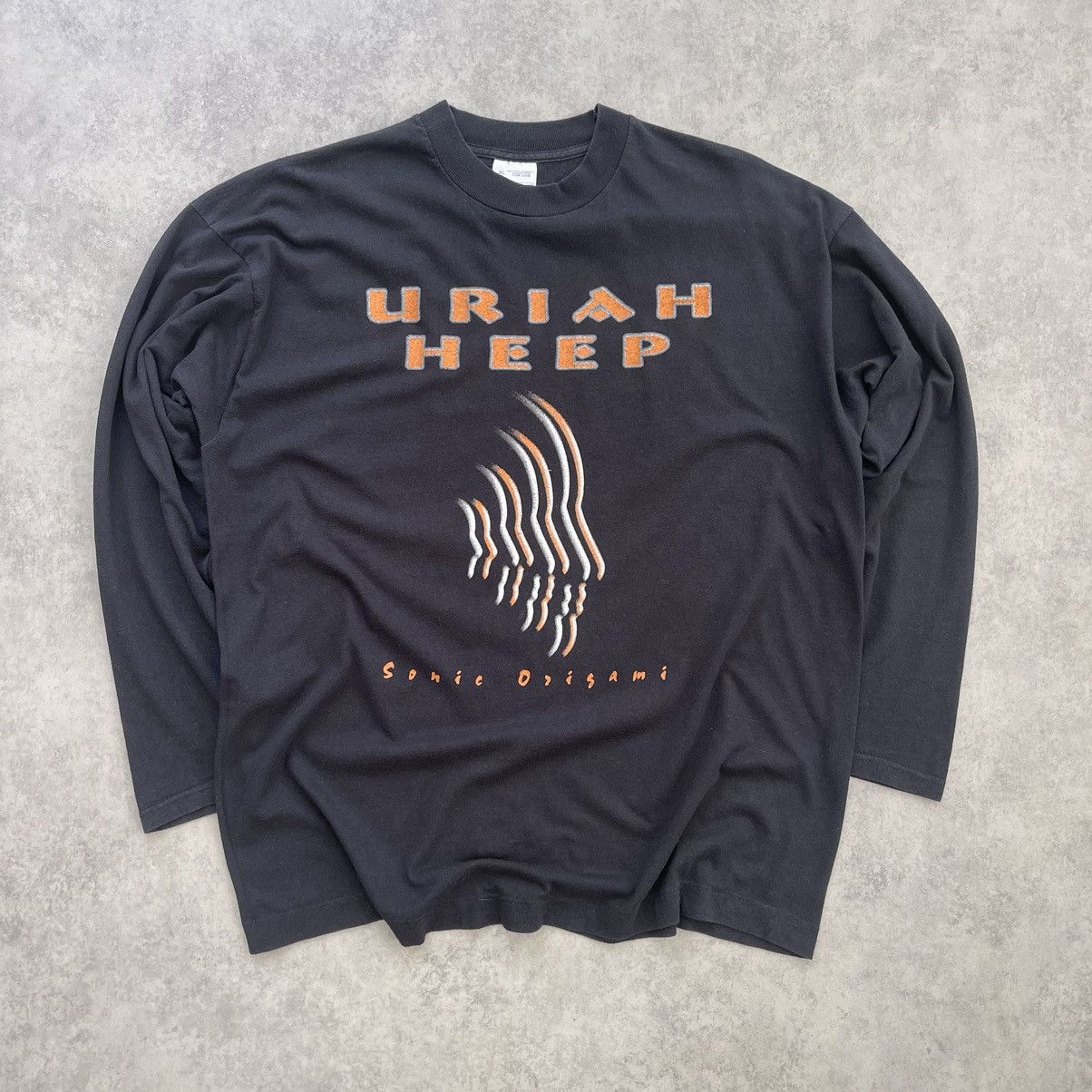 Fruit Of The Loom Uriah Heep Sonic Origami Longsleeve 1999 European Tour T-Shirts, Hoodie, Sweatshirt | FlexRushtees.com
