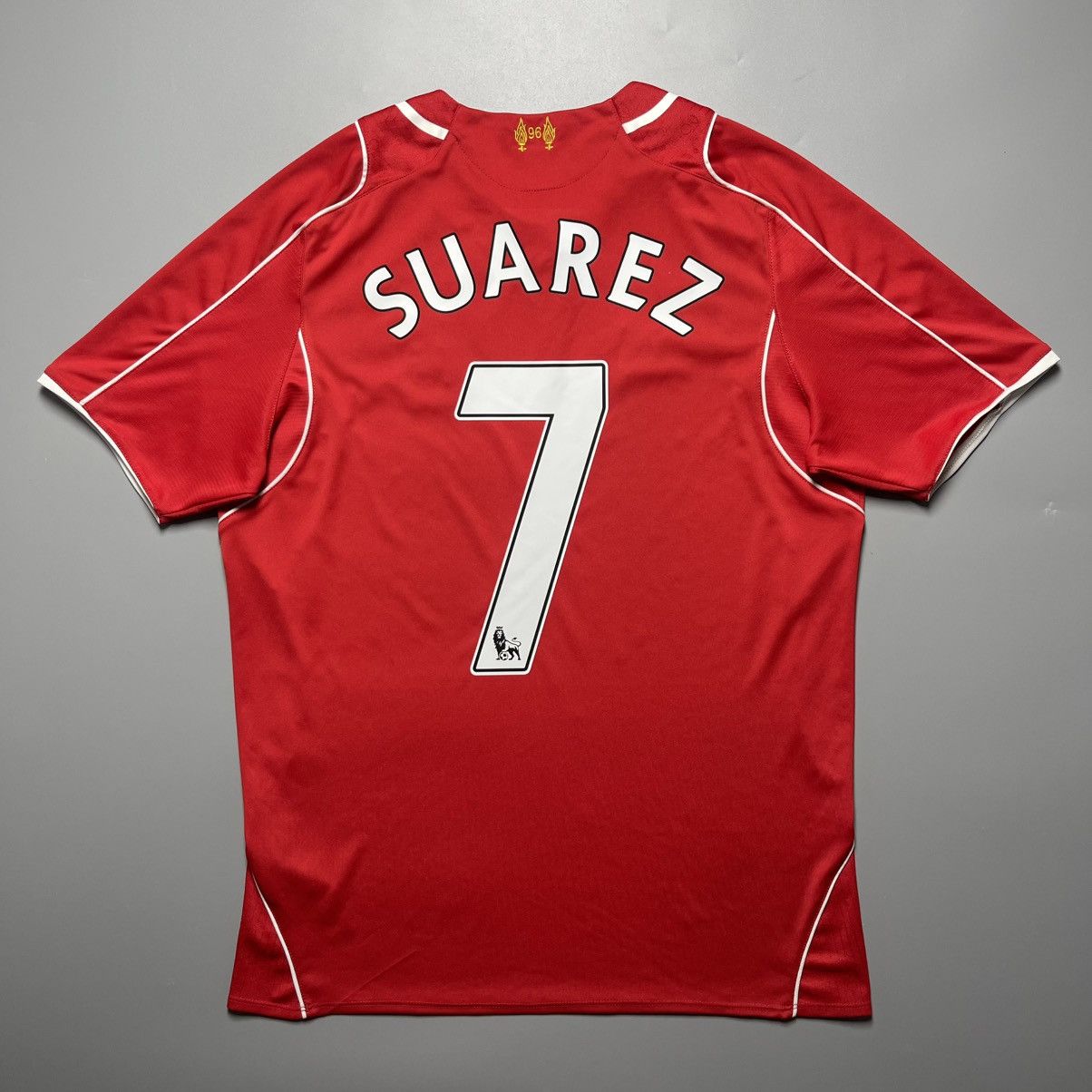 Liverpool Warrior 2014 2015 Football Home Jersey 7 Suarez