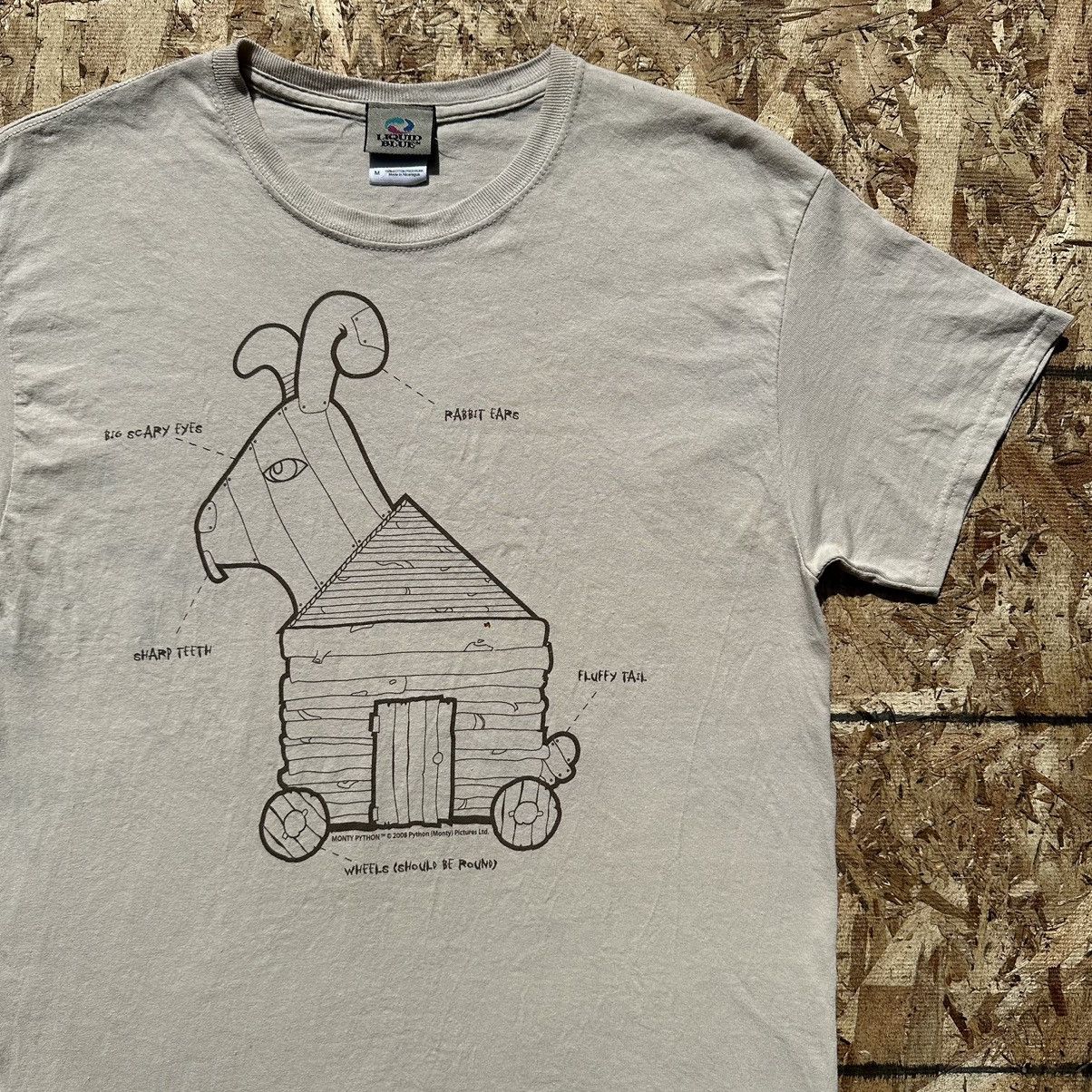 Vintage 2008 Monty Python And The Holy Grail Trojan Rabbit Tee Hoodie, Sweatshirt | FlexRushtees.com