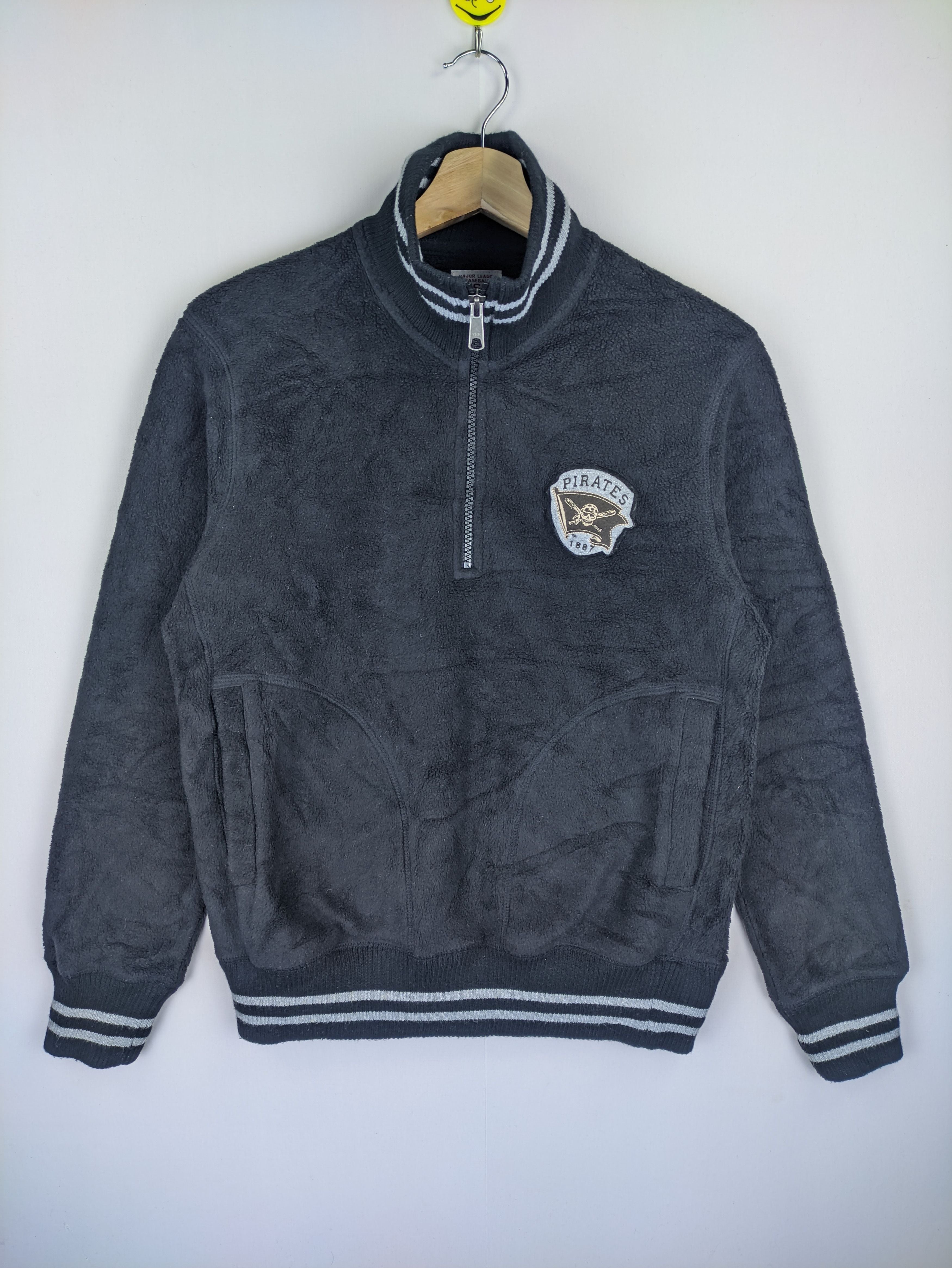 Steals Uniqlo Fleece Sweater Quater Zipper Mlb Pirate