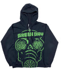 Band Tees Vintage Y2k Green Day Gas Mask Hoodie Sweatshirt | FlexRushtees.com