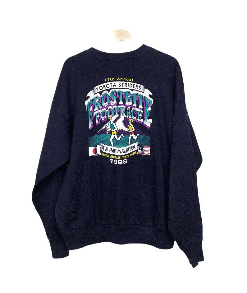 90 S Vintage Hanes Frostbite Footrace Sweatshirt