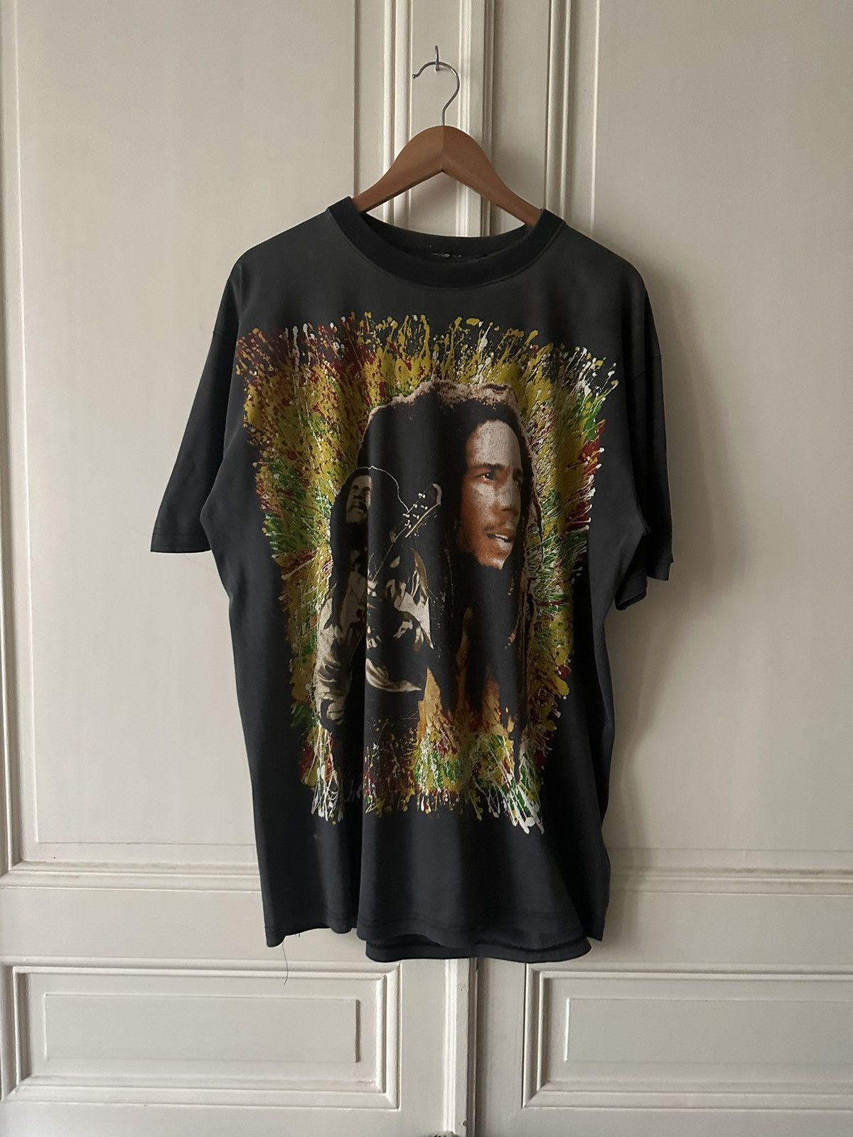 Rap Tees X Vintage 90 S Bob Marley Get Up Stand Up Rap Tees Faded Xl Hoodie, Sweatshirt | FlexRushtees.com