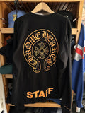 Hearts Chrome Hearts L S Staff Black Orange T-Shirts, Hoodie, Sweatshirt | FlexRushtees.com