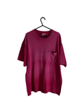 Vintage Washed Red Chest Pocket Hanes Vintage Tee Size L
