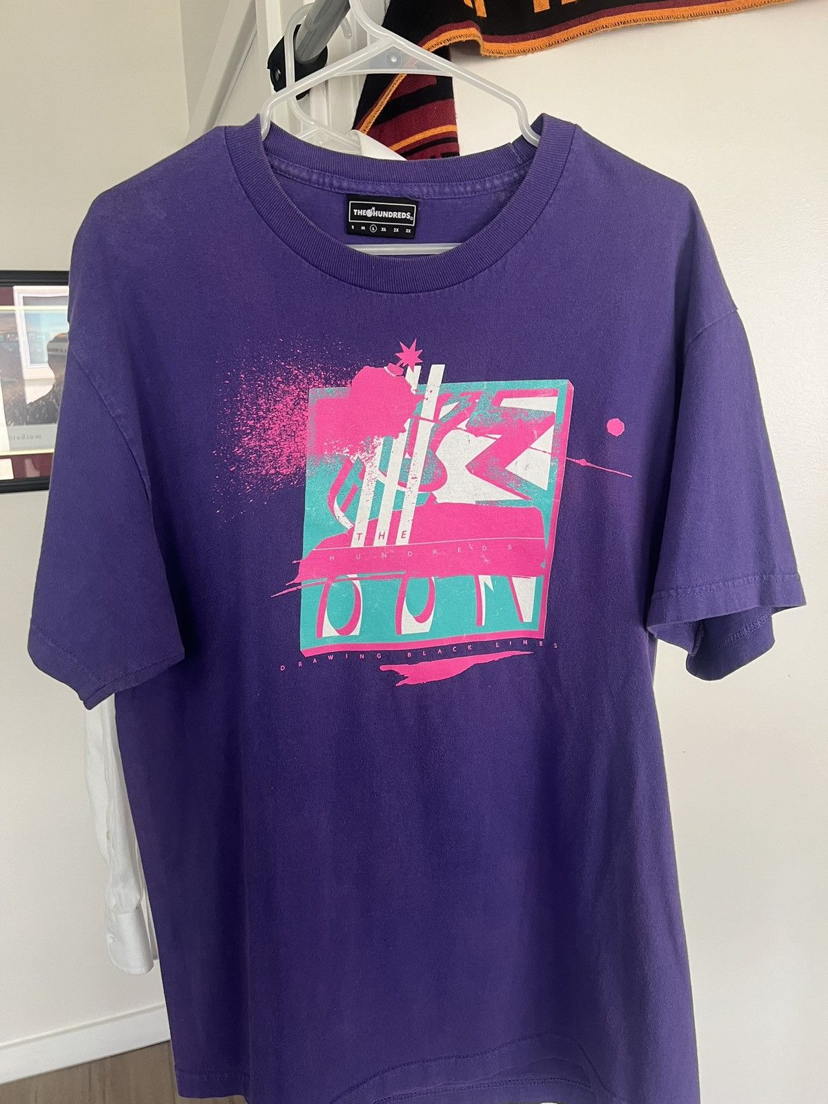Hundreds The Hundreds Purple T Shirt Hoodie, Sweatshirt | FlexRushtees.com