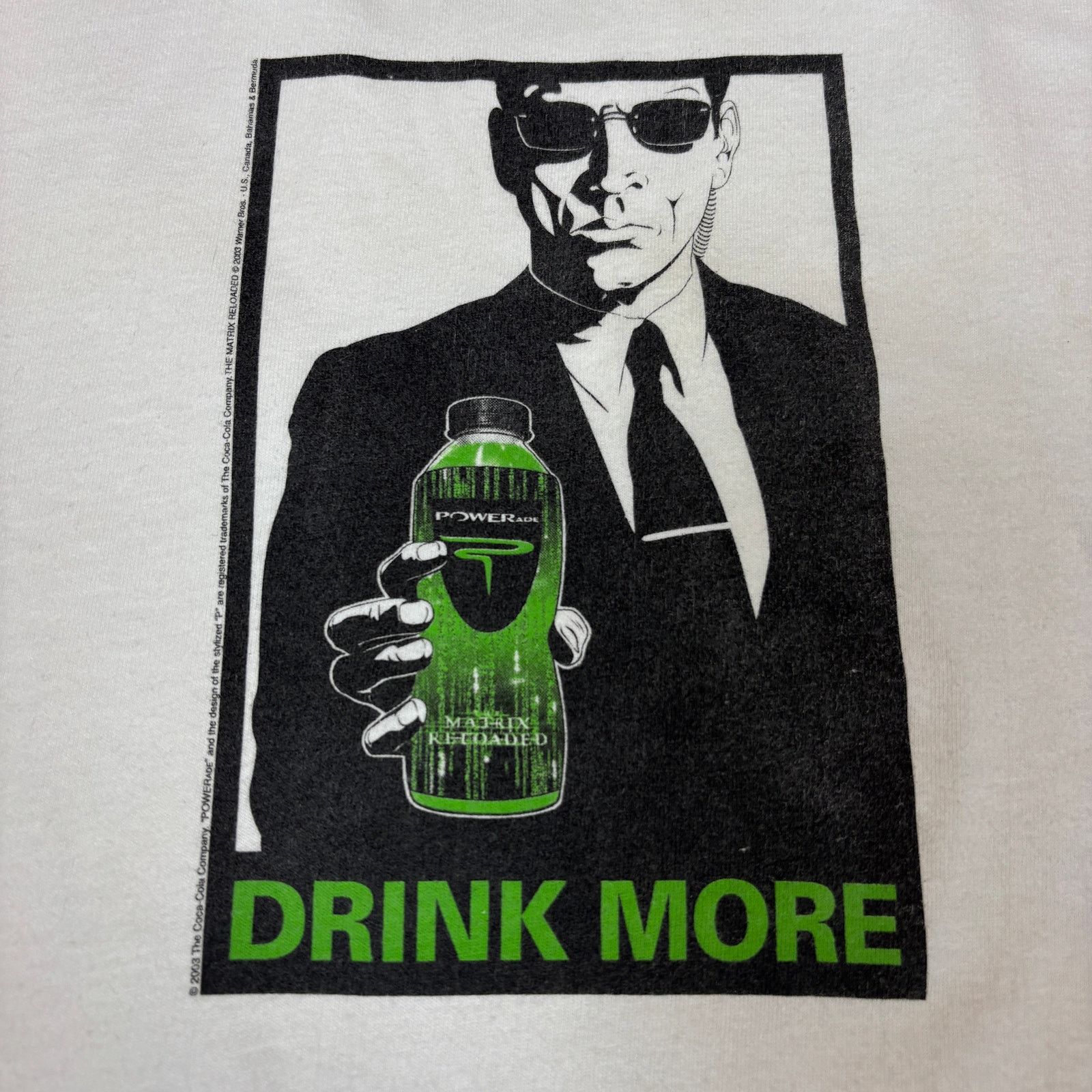 Hanes Vintage The Matrix Powerade Promo Drink More Shirt Men S Xl