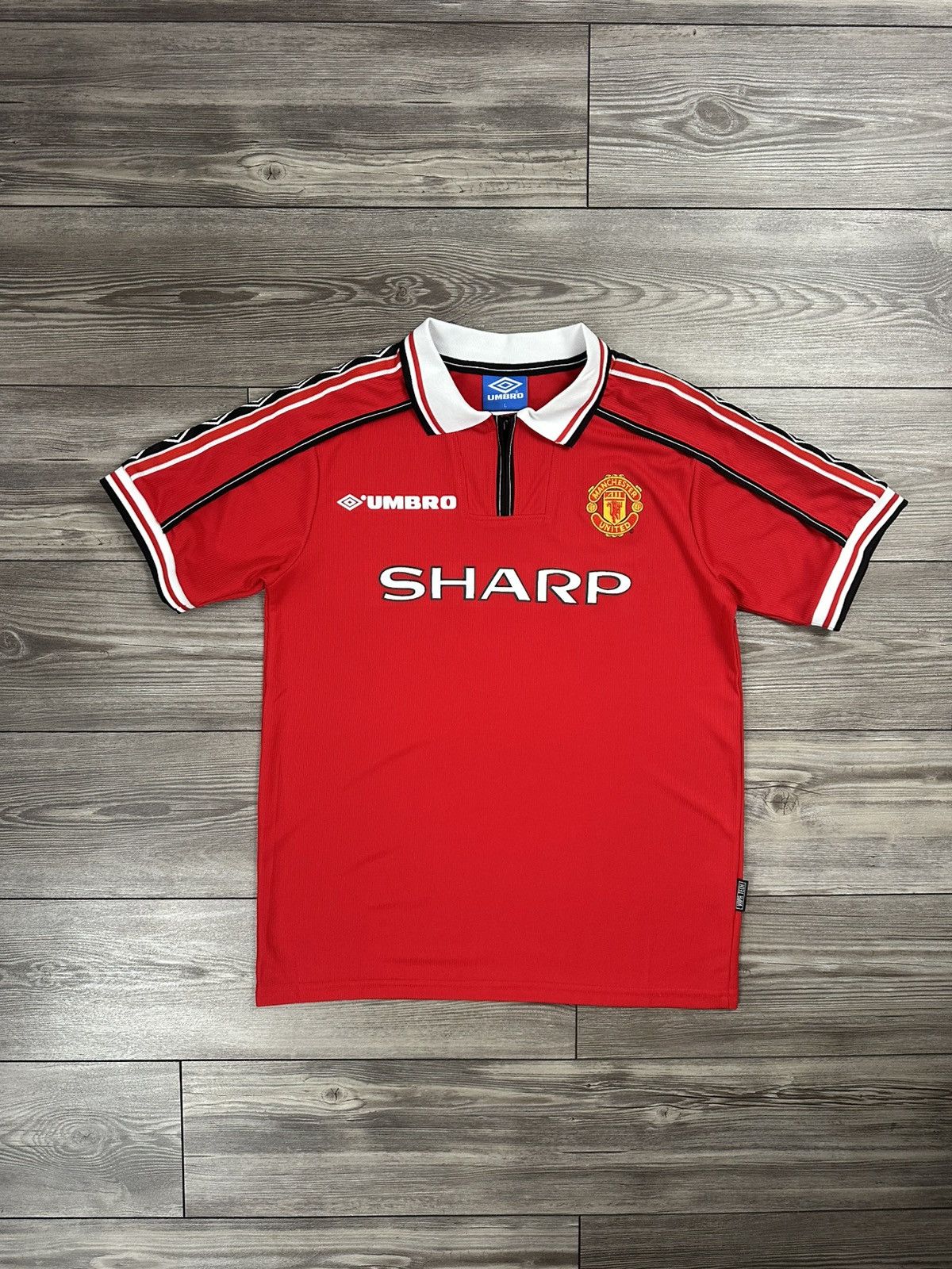 Vintage Umbro Manchester United 98 99 Home Jersey