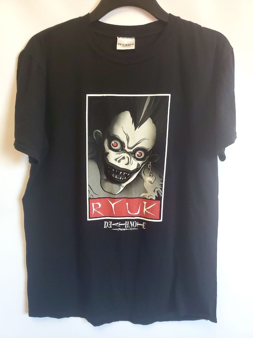 Japanese Brand Vintage Death Note Ryuk Japan Sided Anime T Shirt Size L
