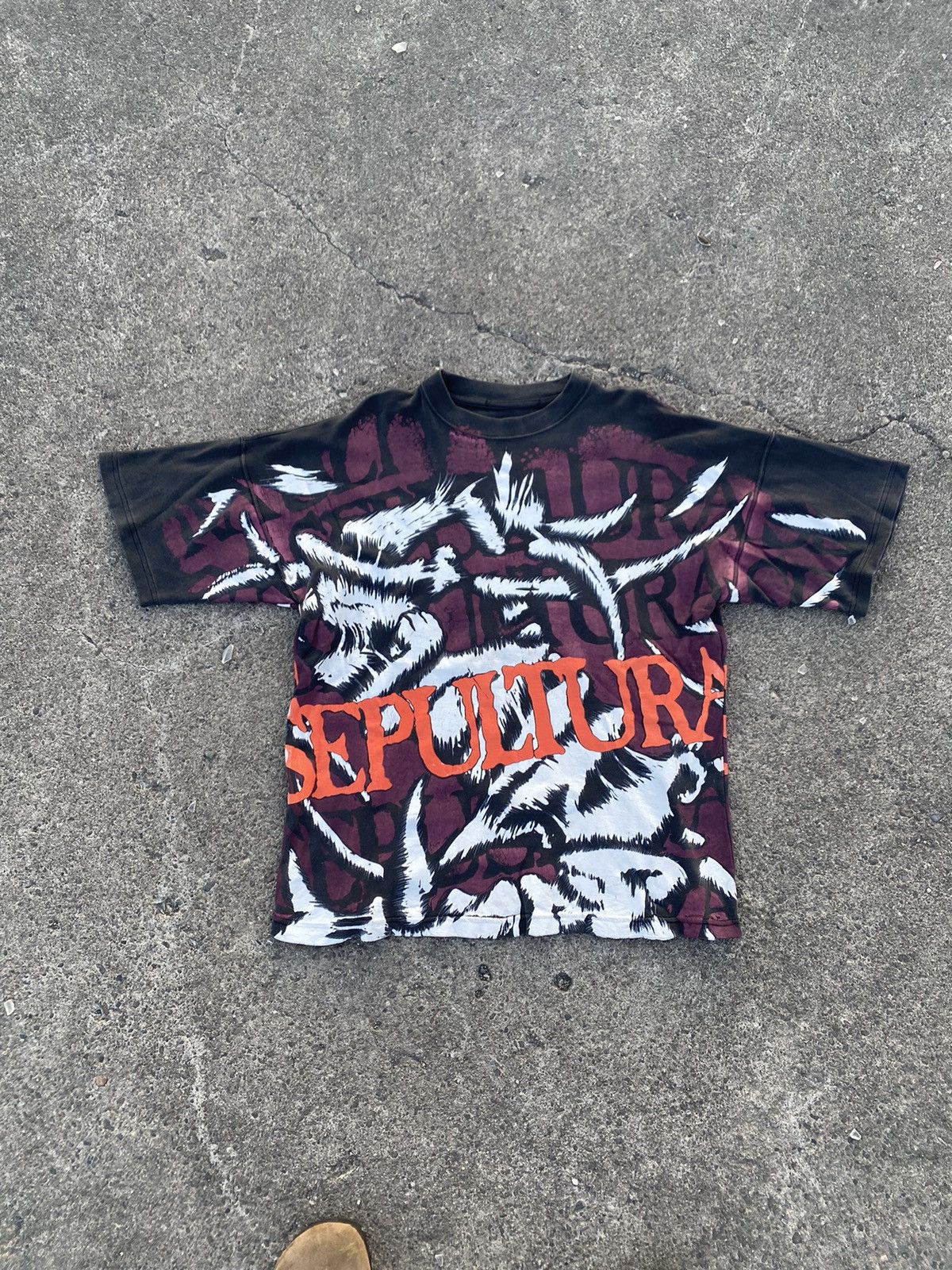 Vintage Boot Sepultura Aop T-Shirts, Hoodie, Sweatshirt | FlexRushtees.com