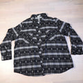 Aztech Mountain Vintage Black Aztec Flannel