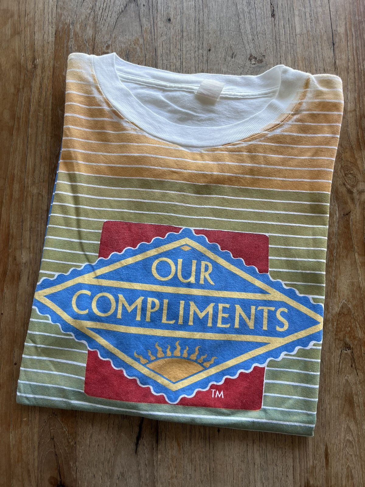 Vintage Full Print Our Compliments Tm You Deserve Them Shirt Hoodie, Sweatshirt | FlexRushtees.com