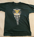 Vintage New Psychedelic Peru Shirt S Chimu Mask Inca Inka Native