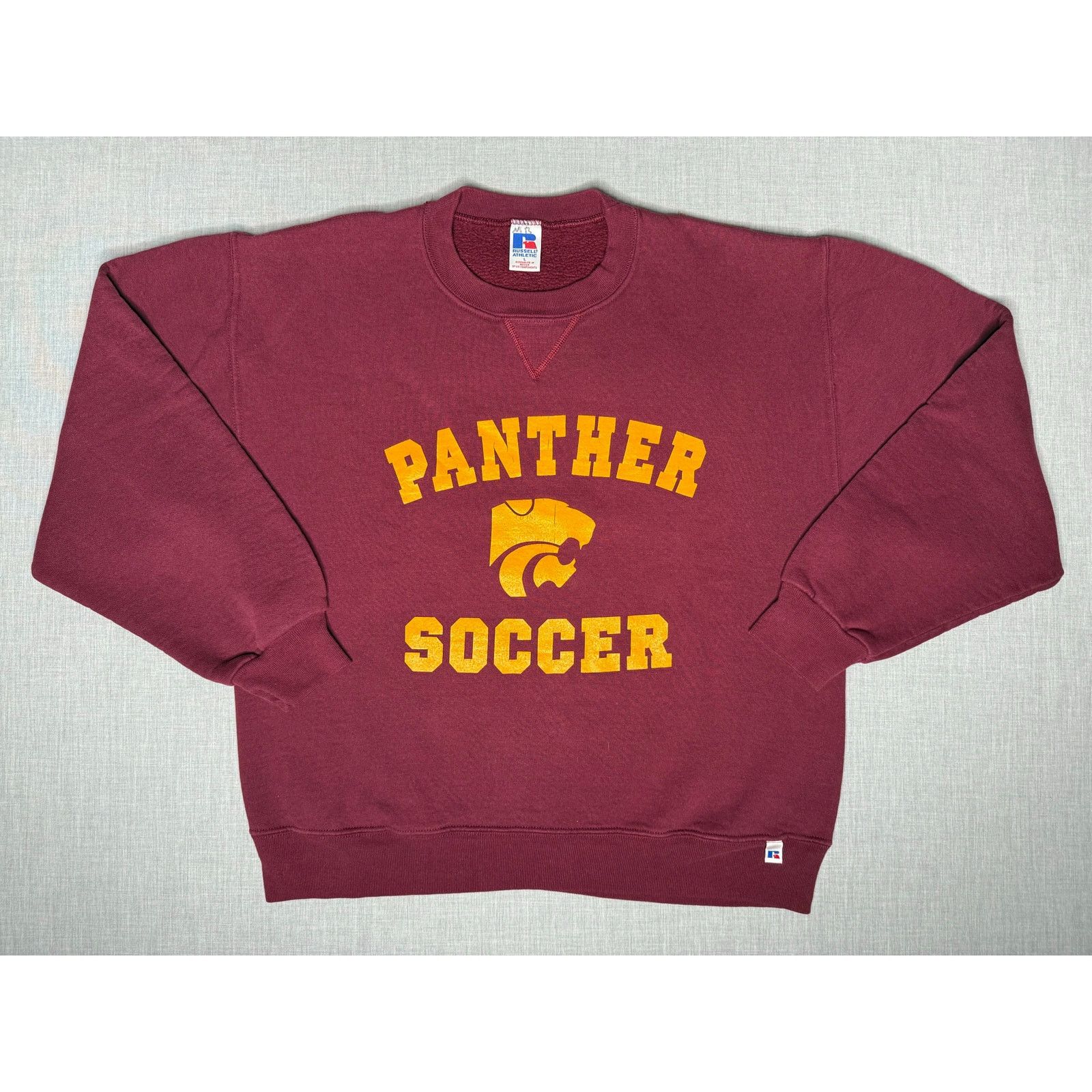 Russell Athletic X Vintage Vintage 90s Panther Soccer Russell Athletic Adidas Crewneck
