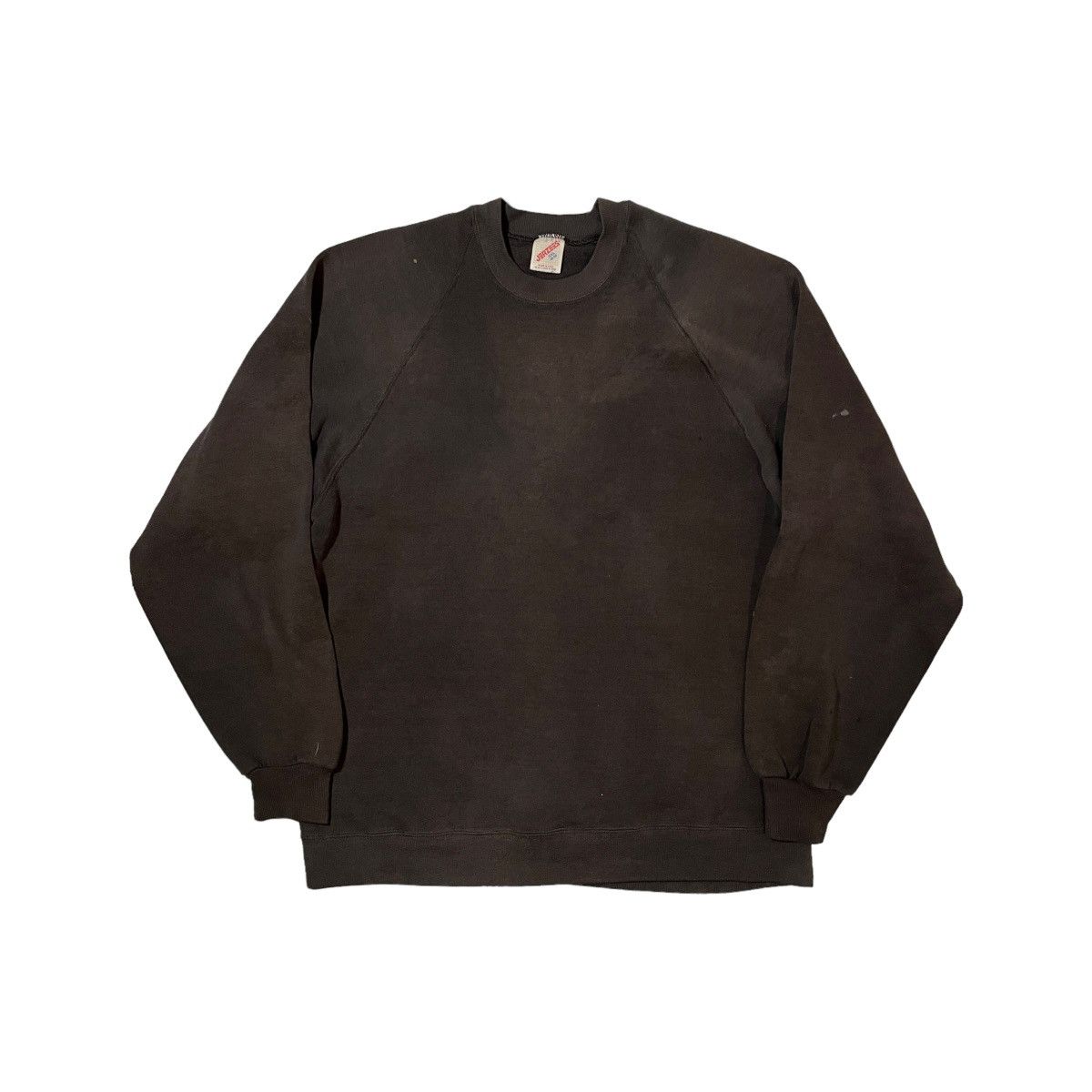 Vintage 90s Jerzees Faded Black Blank Sweatshirt