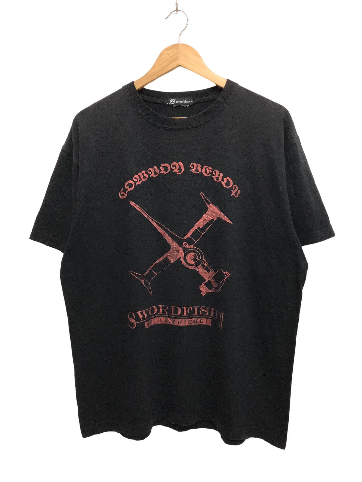Vintage Rare Cowboy Bebop Swordfish Spike Spiegel Anime Tee Hoodie, Sweatshirt | FlexRushtees.com